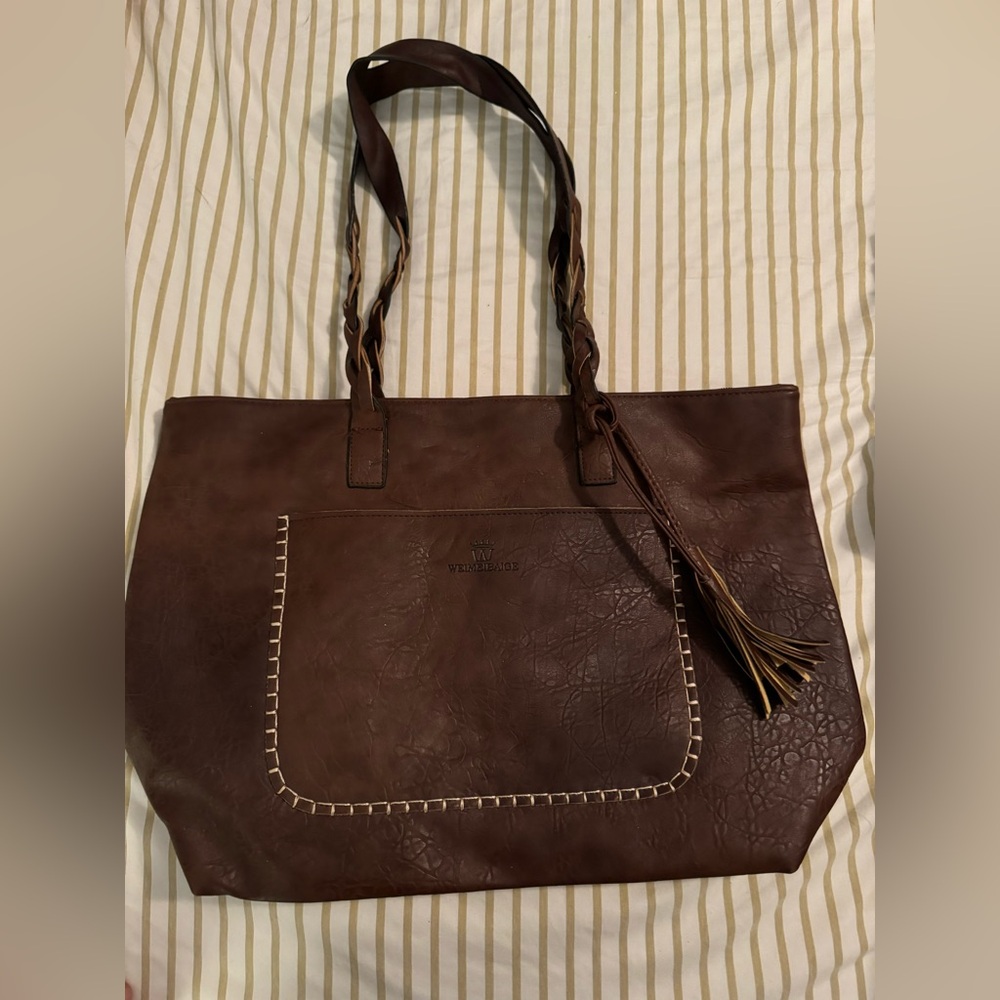 Weimeibaige brown leather purse